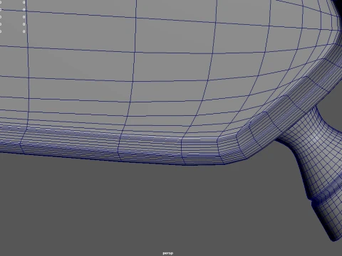 Car Mirror 031 3D Model