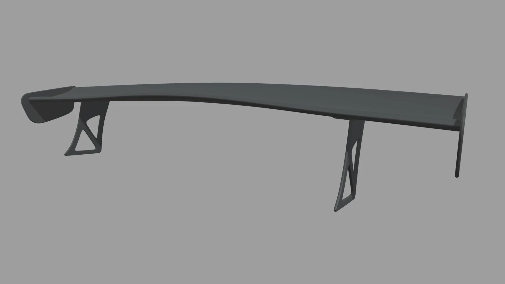 Car Spoiler 026 3D Model .c4d .max .obj .3ds .fbx .stl .blend