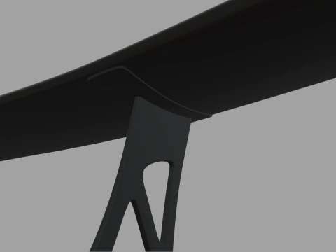 Car Spoiler 026 3D Model