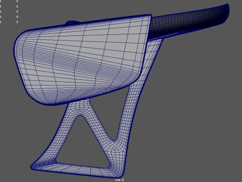 Car Spoiler 026 3D Model
