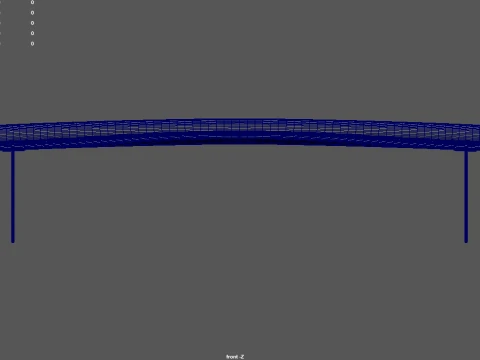 Car Spoiler 026 3D Model