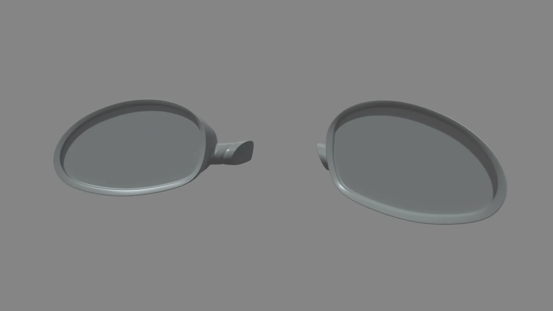 Car Mirror 032 3D Model .c4d .max .obj .3ds .fbx .stl .blend 
