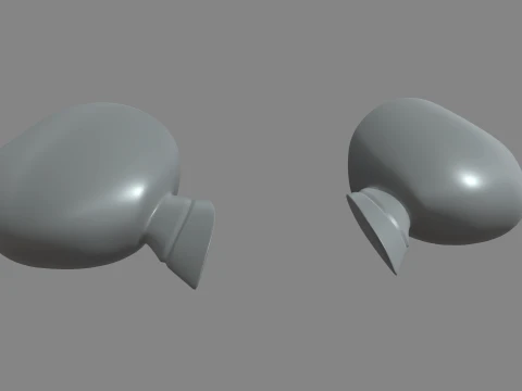 Car Mirror 032 3D Model