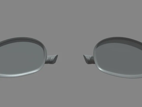 Car Mirror 032 3D Model