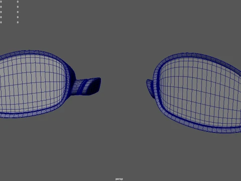 Car Mirror 032 3D Model