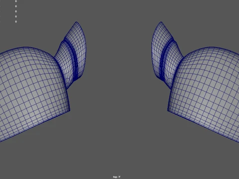 Car Mirror 032 3D Model