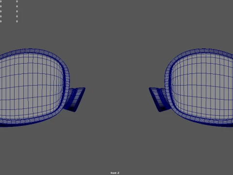 Car Mirror 032 3D Model