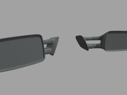 Car Mirror 033 3D Model
