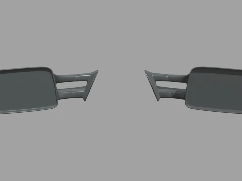 Car Mirror 033 3D Model