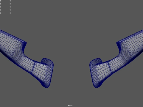 Car Mirror 033 3D Model