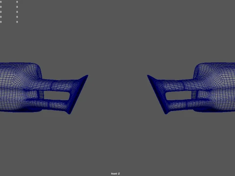 Car Mirror 033 3D Model