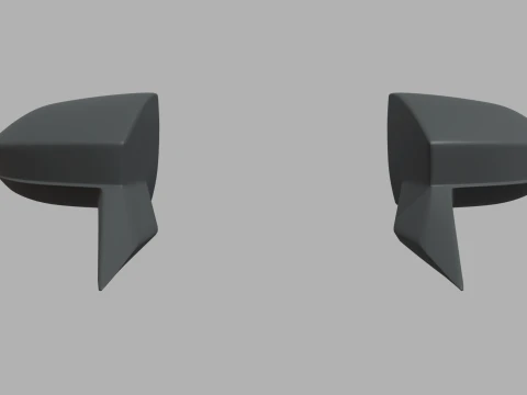 Espelho de carro 034 Modelo 3D