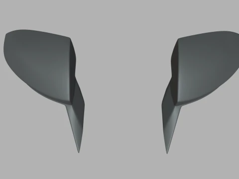 Espelho de carro 034 Modelo 3D