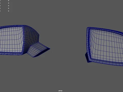 Espelho de carro 034 Modelo 3D