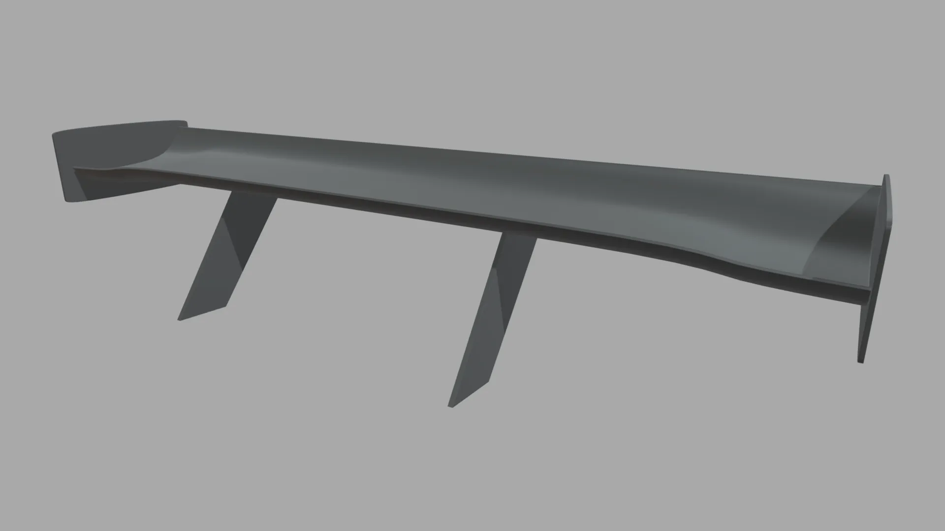 Car Spoiler 027 3D Model .c4d .max .obj .3ds .fbx .stl .blend 