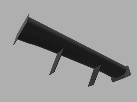 Car Spoiler 027 3D Model