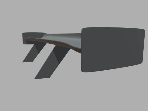 Car Spoiler 027 3D Model
