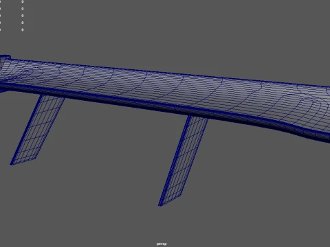 Car Spoiler 027 3D Model