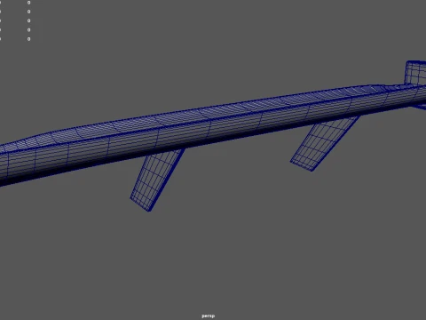 Car Spoiler 027 3D Model