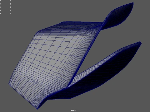 Car Spoiler 029 3D Model