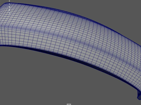Car Spoiler 029 3D Model