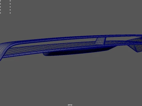 Car Spoiler 030 3D Model