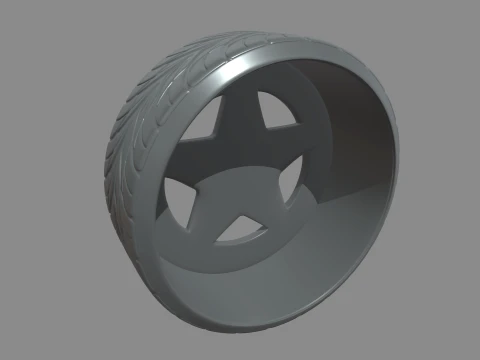 Wheel 08 3D Model