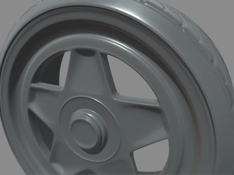 Wheel 08 3D Model