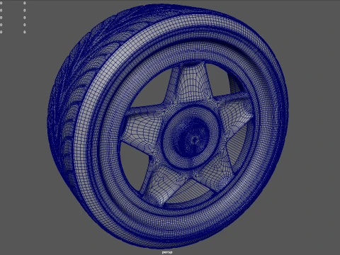 Wheel 08 3D Model