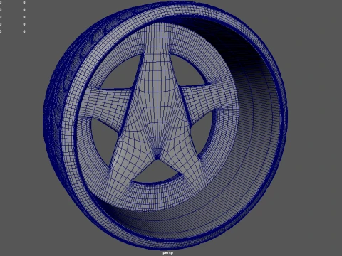 Wheel 08 3D Model