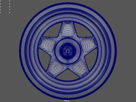 Wheel 08 3D Model