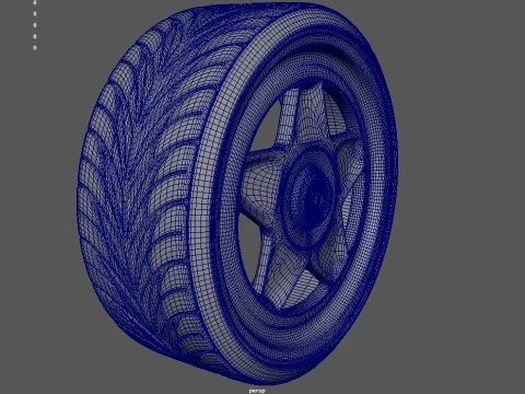 Wheel 08 3D Model