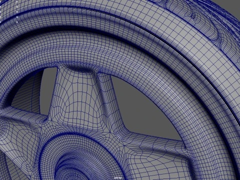 Wheel 08 3D Model