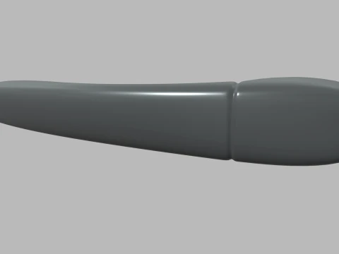 Car Door Handle 07 3D Model