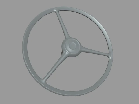 Steering Wheel Car 012 3D Model