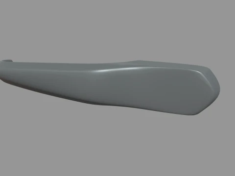 Car Door Handle 08 3D Model
