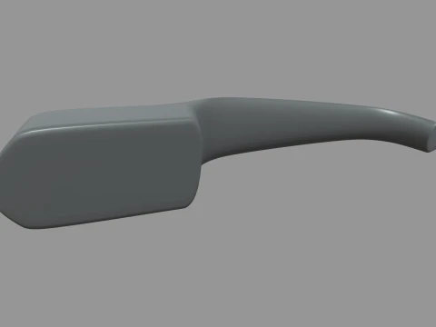 Car Door Handle 08 3D Model