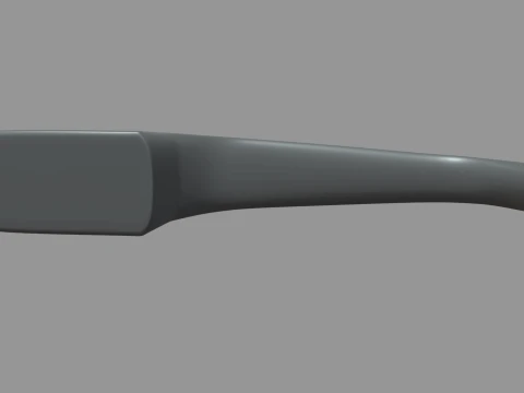 Car Door Handle 08 3D Model