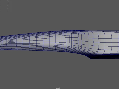 Car Door Handle 08 3D Model
