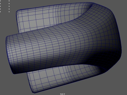 Car Door Handle 08 3D Model