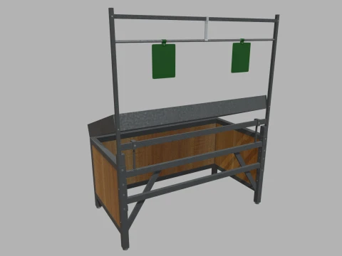 Fruit Stand 01 3D Model