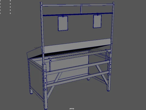 Fruit Stand 01 3D Model