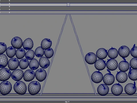 Fruit Stand 01 3D Model