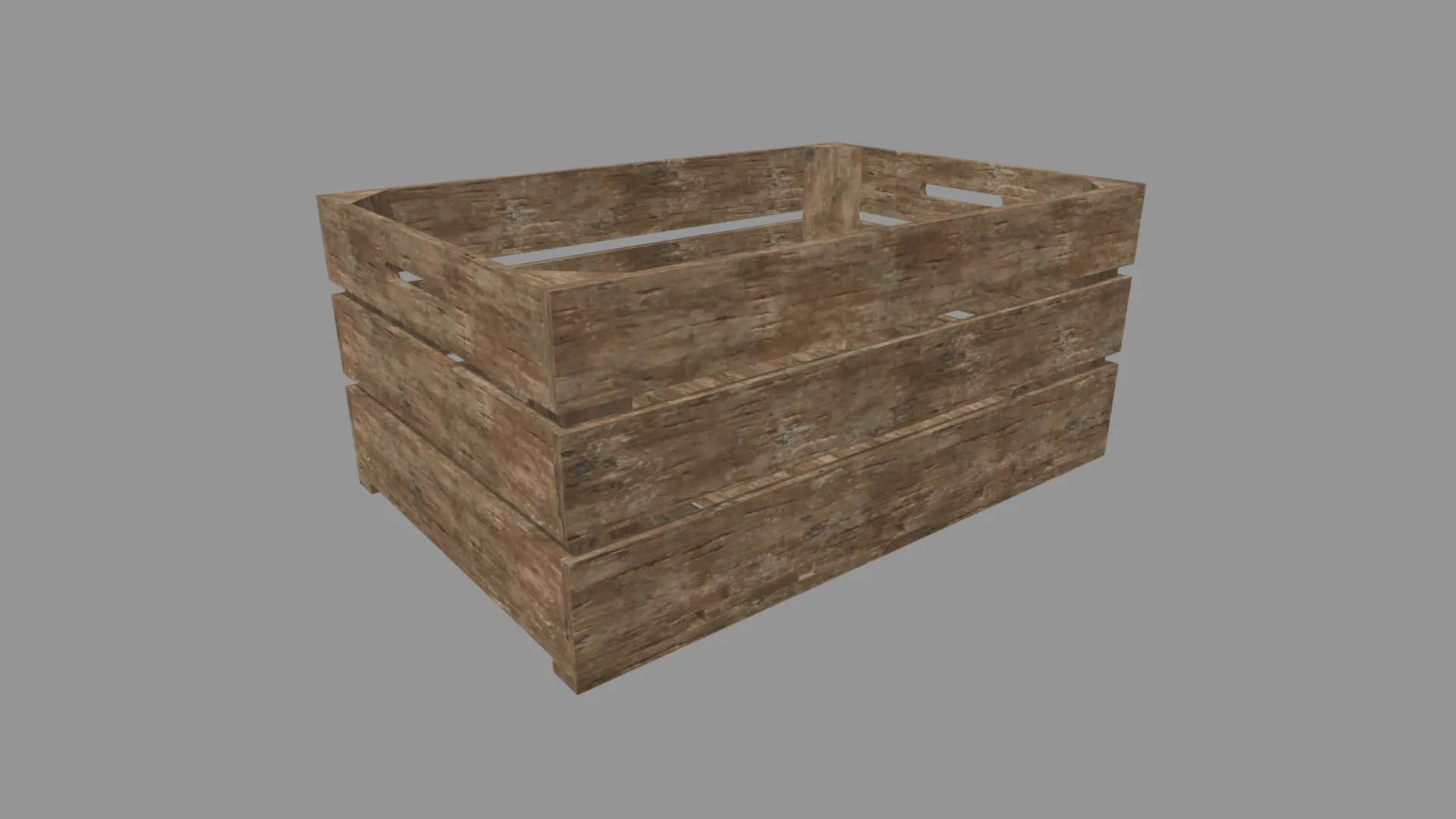 Fruit Box 01 3D Model .c4d .max .obj .3ds .fbx .stl .blend 
