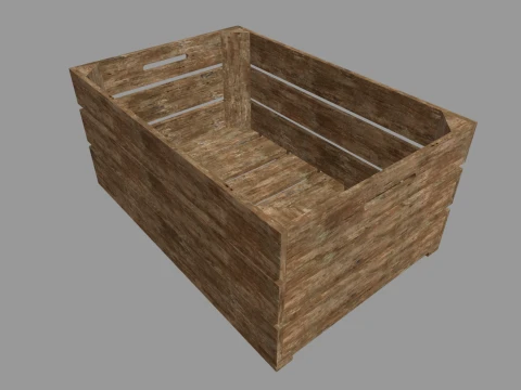 Fruit Box 01 3D Model