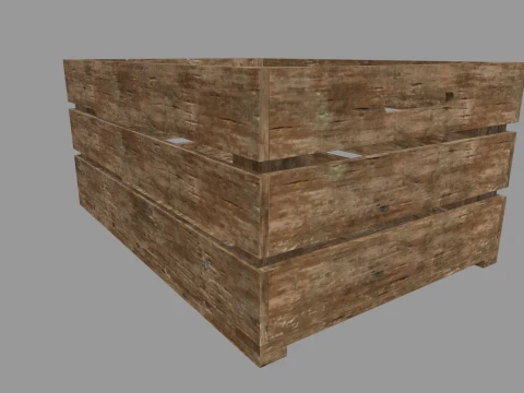 Fruit Box 01 3D Model