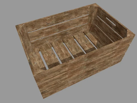 Fruit Box 01 3D Model