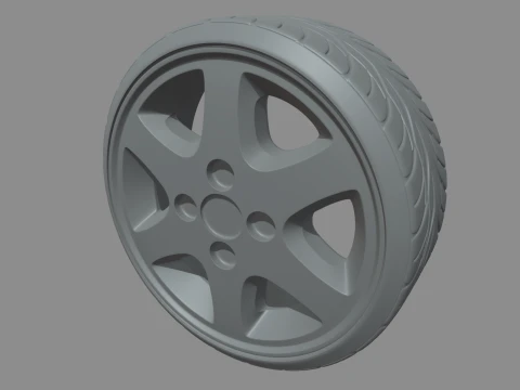 Wheel 09 3D Model