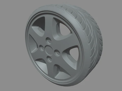 Wheel 09 3D Model