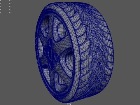 Wheel 09 3D Model